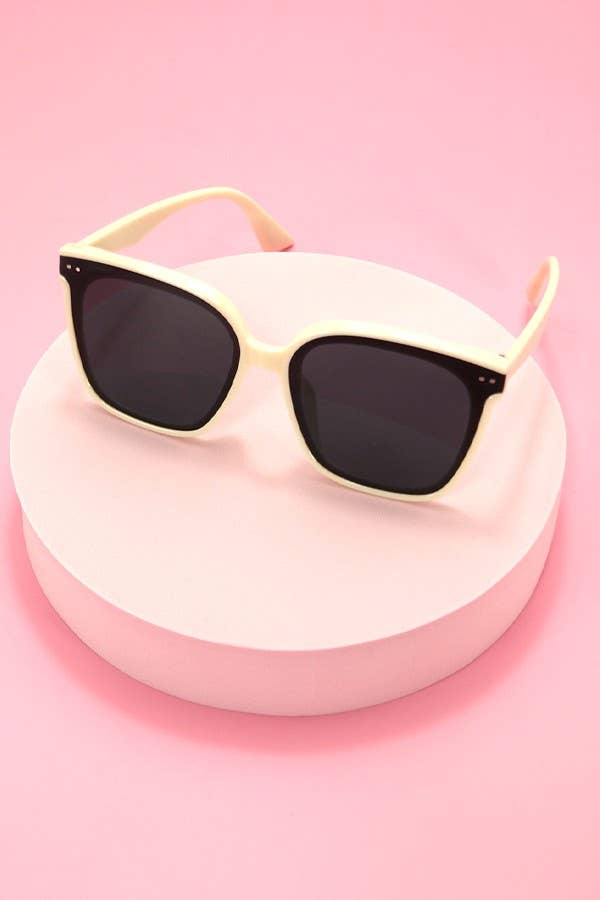 ACETATE SQUARE CATEYE SUNGLASSES SET | 40SG813-Pack 12