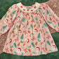 Santa Smocked Christmas Dress