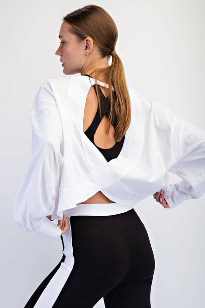 Open Back Athletic Top