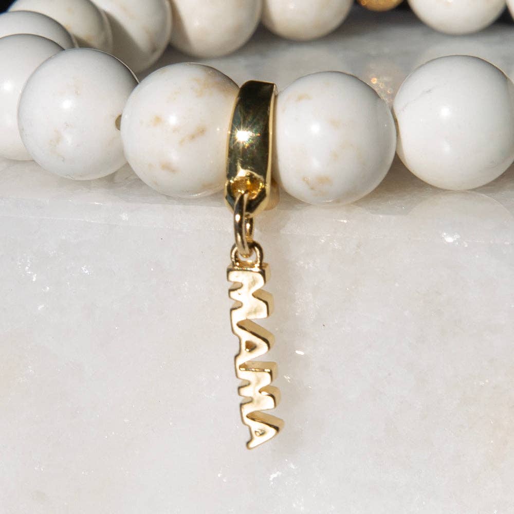 Mama Charm | Gold | Charm Bar | Backpack Charm