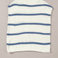 LAS Striped Batwing Sleeve Sweater Tee
