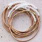 Boho Layered Spring Coil Guitar String Bracelet Set - 6961