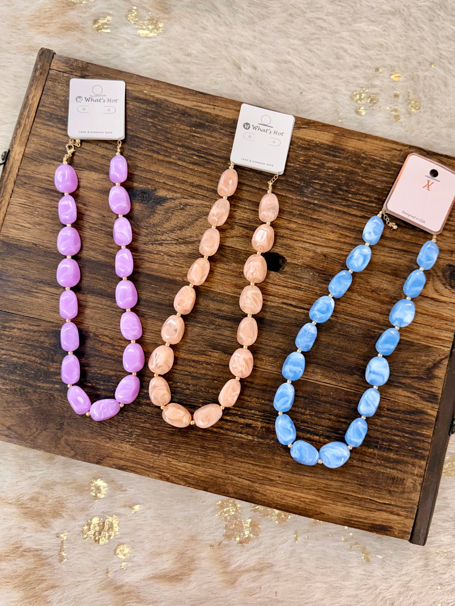 Acrylic Beaded Necklace