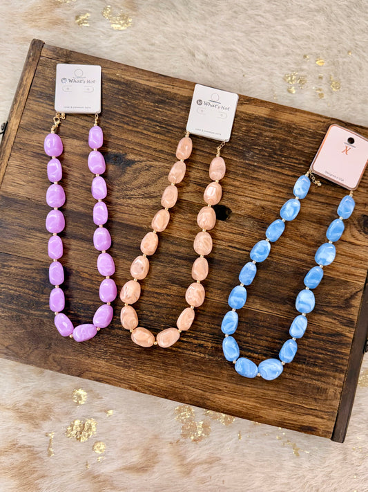 Acrylic Beaded Necklace