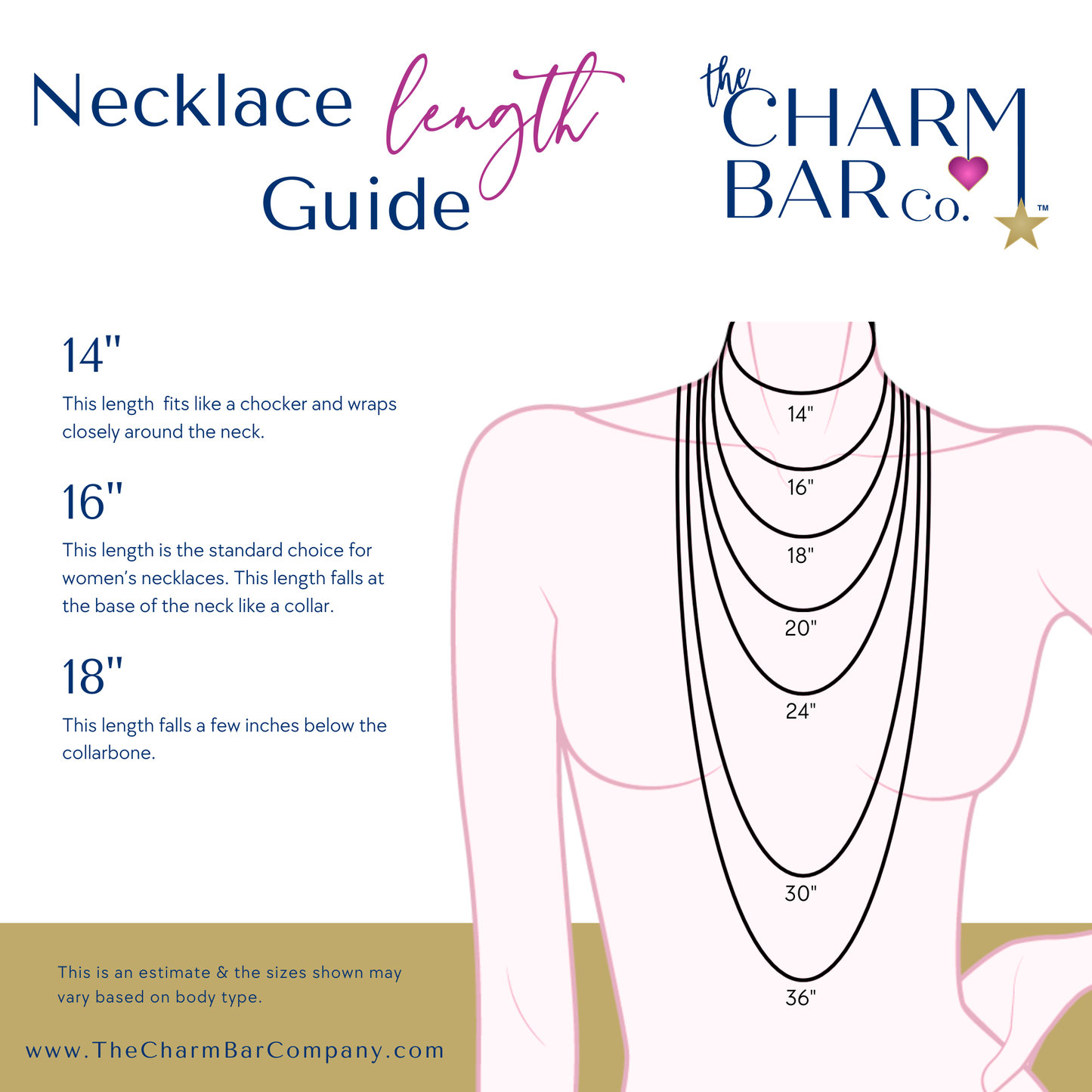 Gold Ashley (Flat) Necklace