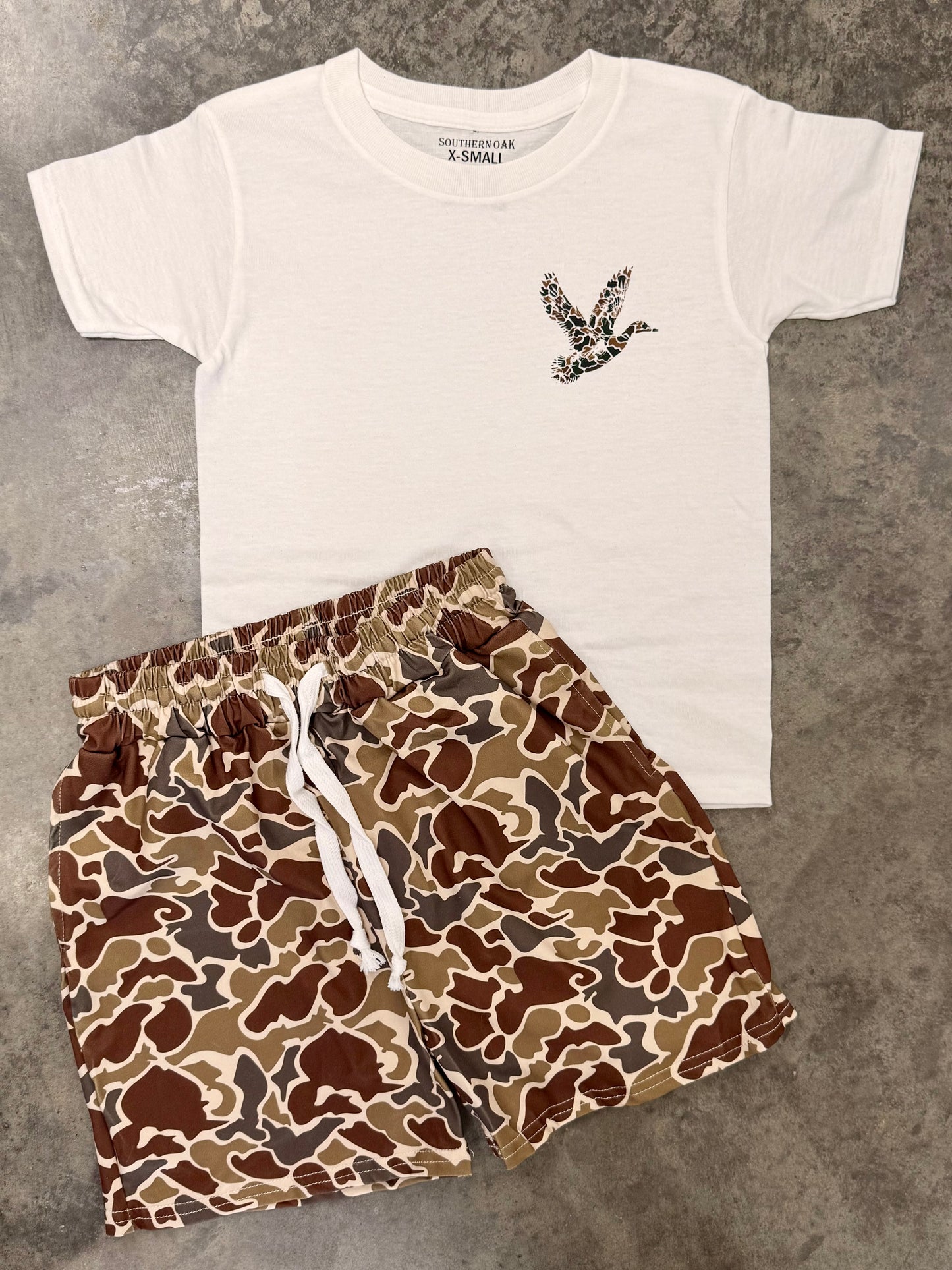 Southern Oak Duck Camo Tee -Youth