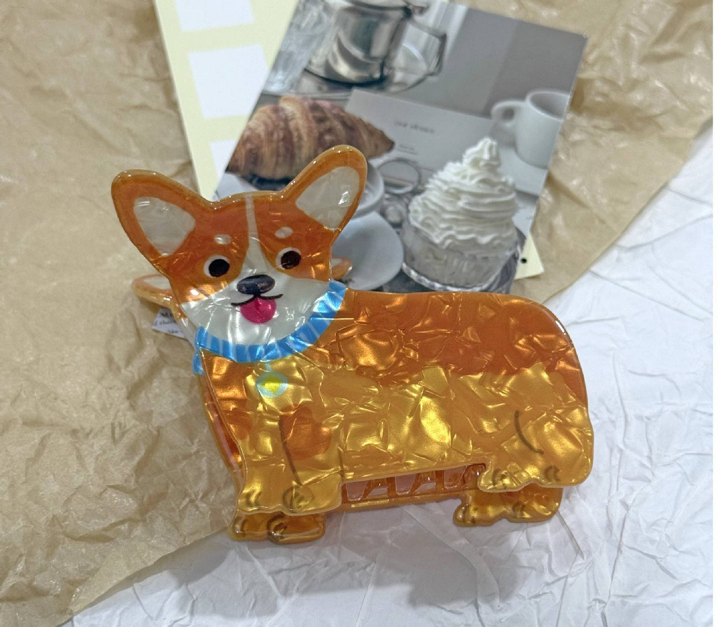 Corgi Hair Clip
