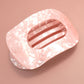 Jumbo Lay Flat Oval Hair Claw Clips
