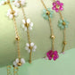 FLOWER CHARM BRACELETS