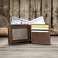 Genuine Leather Bifold Wallet for man Vintage wallet