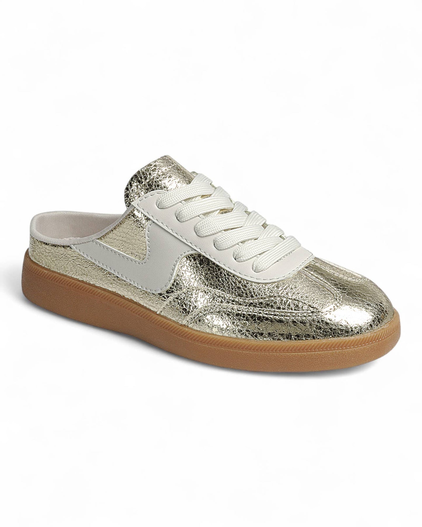 Champagne Shimmer Slip On ✨