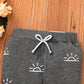 3-piece Baby Boy Sun Romper Pants Cap Set