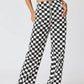Demi Checkered Bottoms w Elastic Band