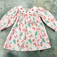Santa Smocked Christmas Dress
