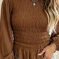 Western Ruffle Top
