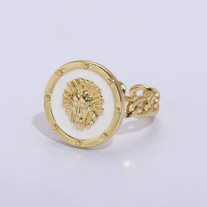 Enamel Leo Ring