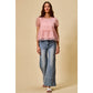 Braided Wide Leg Denim