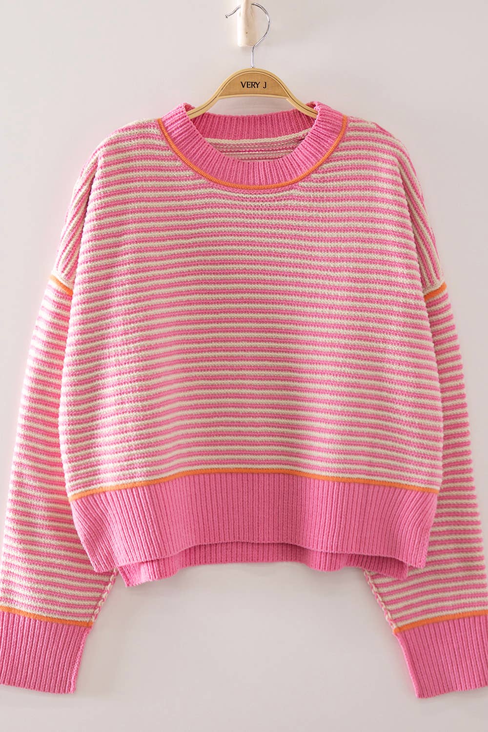 Coral Crush Sweater