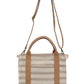 Pencil Stripe Medium Tote in Canvas