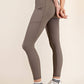 Rib Yoga Leggings with Side Pocket