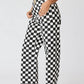 Demi Checkered Bottoms w Elastic Band