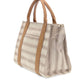 Pencil Stripe Medium Tote in Canvas