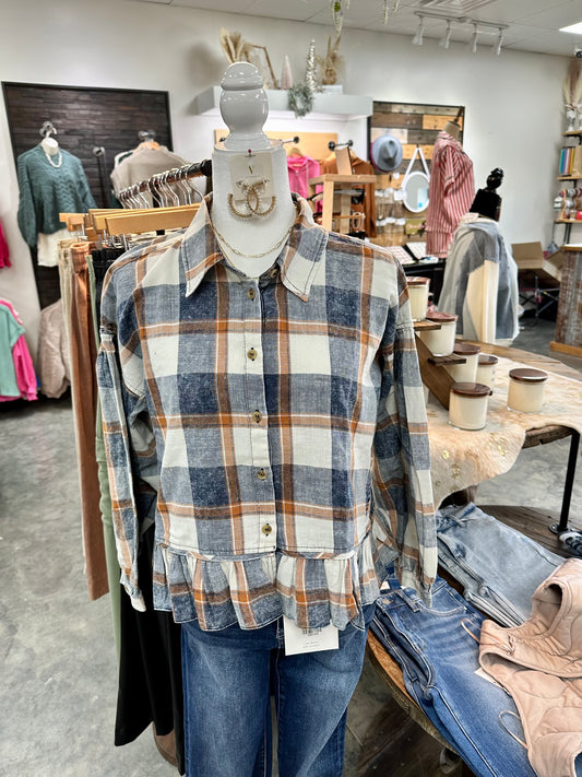 Plaid Ruffle Pop