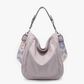Aris Whipstitch Hobo/Crossbody w/ Guitar Strap