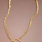 18K Gold PVD Plated Waterproof Stainless Steel Chain Necklace - 6860