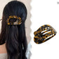 Jumbo Lay Flat Oval Hair Claw Clips