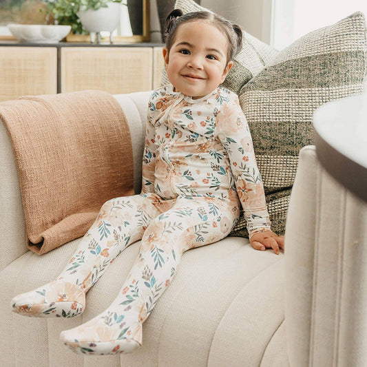 Zip-Up Footie Pajama - Autumn