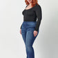 Mid Rise Flare Jegging- Plus Size