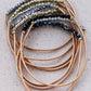 Boho Layered Spring Coil Guitar String Bracelet Set - 6962