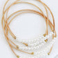 Boho Layered Spring Coil Guitar String Bracelet Set - 6025