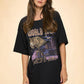 World Tour Midnight Graphic S/S Premium Cotton Oversized Tee