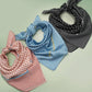 LARGE POLKA DOT PRINT BANDANA SCARF