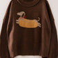 Hot Dog Graphic Sweater