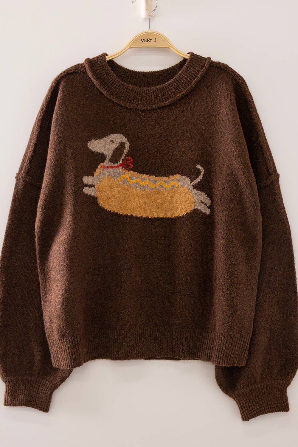 Hot Dog Graphic Sweater