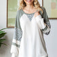 Wildflower Patchwork Waffle Knit Top