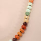 NATURAL AGATE GLASS SEMI PRECIOUS BEAD NECKLACE