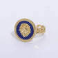 Enamel Leo Ring