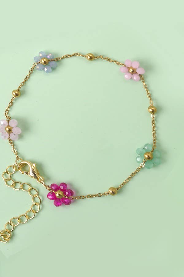 FLOWER CHARM BRACELETS