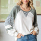 Wildflower Patchwork Waffle Knit Top
