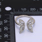 16K Gold Filled Paved CZ Open Butterfly Ring