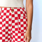 Demi Checkered Bottoms w Elastic Band