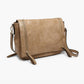Foster Distressed Dual Zip Crossbody