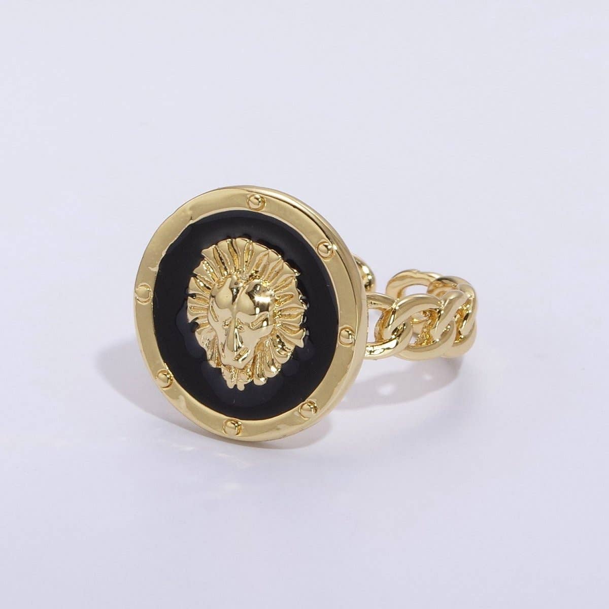 Enamel Leo Ring