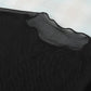 The Midnight Muse Black Rhinestone Sheer Mesh Slim Fit Long Sleeve Top