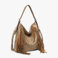Sav Distressed Hobo w/ Fringe Detail
