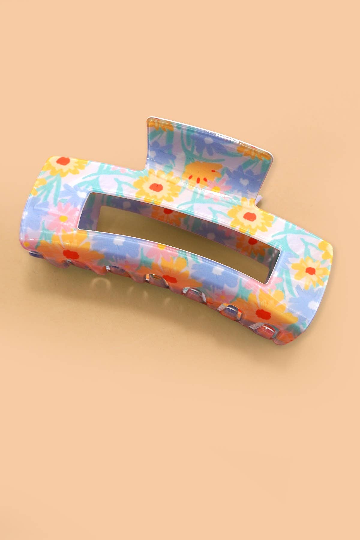 FLORAL HAIR CLAW CLIP